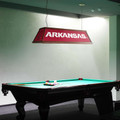 Arkansas Razorbacks Premium Wood Pool Table Light - Red