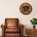 Auburn Tigers Branded Faux Barrel Top Wall Clock