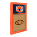 Auburn Tigers Dual Logo - Cork Note Board