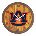 Auburn Tigers Logo - Faux Barrel Top Wall Clock | The Fan-Brand | NCAUBT-560-01