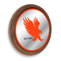 Auburn Tigers Mascot - Faux Barrel Top Mirrored Wall Sign - Orange Edge 2