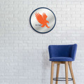 Auburn Tigers Mascot - Modern Disc Mirrored Wall Sign - Blue 2