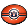 Auburn Tigers Oval Slimline Lighted Wall Sign - Orange | The Fan-Brand | NCAUBT-140-01B