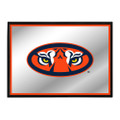 Auburn Tigers Tiger Eyes - Framed Mirrored Wall Sign - Orange Edge | The Fan-Brand | NCAUBT-265-02B