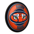 Auburn Tigers Tiger Eyes -Modern Disc Wall Sign - Navy Frame