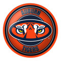 Auburn Tigers Tiger Eyes -Modern Disc Wall Sign - Orange Frame | The Fan-Brand | NCAUBT-230-02B