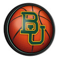 Baylor Bears Basketball - Round Slimline Lighted Wall Sign | The Fan-Brand | NCBAYL-130-11