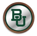Baylor Bears Faux Barrel Top Mirrored Wall Sign - Green Edge | The Fan-Brand | NCBAYL-245-01A