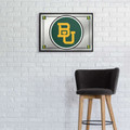 Baylor Bears Team Spirit, Logo - Framed Mirrored Wall Sign - Green / Gold