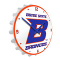 Boise State Broncos "B" Logo - Bottle Cap Wall Clock