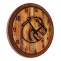 Boise State Broncos Branded Faux Barrel Top Wall Clock