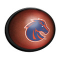 Boise State Broncos Pigskin - Oval Slimline Lighted Wall Sign