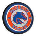 Boise State Broncos Round Slimline Lighted Wall Sign | The Fan-Brand | NCBOIS-130-01