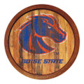Boise State Broncos Weathered Faux Barrel Top Sign | The Fan-Brand | NCBOIS-240-03