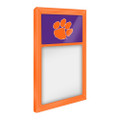 Clemson Tigers Dry Erase Note Board