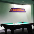 Clemson Tigers Premium Wood Pool Table Light