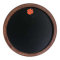 Clemson Tigers Tiger Paw - Chalkboard Faux Barrel Top Sign | The Fan-Brand | NCCLEM-630-01