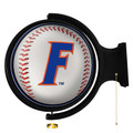 Florida Gators Baseball - Round Rotating Lighted Wall Sign | The Fan-Brand | NCFLGT-115-31