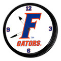 Florida Gators F - Retro Lighted Wall Clock | The Fan-Brand | NCFLGT-550-02