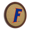 Florida Gators F Logo - Faux Barrel Framed Cork Board