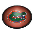 Florida Gators Pigskin - Oval Slimline Lighted Wall Sign | The Fan-Brand | NCFLGT-140-21