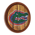 Florida Gators Weathered Faux Barrel Top Sign