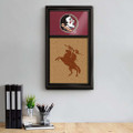 Florida State Seminoles Dual Logo - Cork Note Board