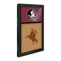 Florida State Seminoles Dual Logo - Cork Note Board