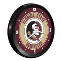 Florida State Seminoles Ribbed Frame Wall Clock