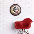 Florida State Seminoles Round Slimline Lighted Wall Sign