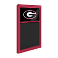 Georgia Bulldogs Chalk Note Board - Black Frame / Red