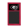 Georgia Bulldogs Chalk Note Board - Black Frame / Red | The Fan-Brand | NCGEOR-620-01B