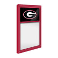 Georgia Bulldogs Dry Erase Note Board - Red Frame / Black