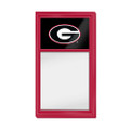 Georgia Bulldogs Dry Erase Note Board - Red Frame / Black | The Fan-Brand | NCGEOR-610-01A