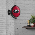 Georgia Bulldogs Original Oval Rotating Lighted Wall Sign - Red