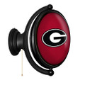 Georgia Bulldogs Original Oval Rotating Lighted Wall Sign - Red