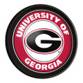 Georgia Bulldogs Round Slimline Lighted Wall Sign | The Fan-Brand | NCGEOR-130-01