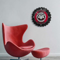 Georgia Bulldogs Uga - Bottle Cap Wall Clock - Black