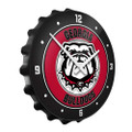 Georgia Bulldogs Uga - Bottle Cap Wall Clock - Black