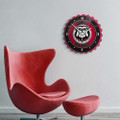 Georgia Bulldogs Uga - Bottle Cap Wall Clock - Red