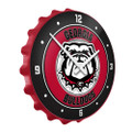 Georgia Bulldogs Uga - Bottle Cap Wall Clock - Red