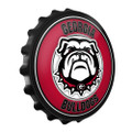 Georgia Bulldogs Uga - Bottle Cap Wall Sign - Black