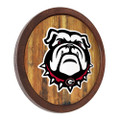 Georgia Bulldogs Uga - Faux Barrel Top Sign