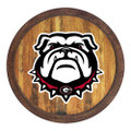 Georgia Bulldogs Uga - Faux Barrel Top Sign | The Fan-Brand | NCGEOR-240-04