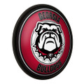 Georgia Bulldogs Uga - Modern Disc Wall Sign - Black Frame