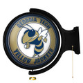 Georgia Tech Yellow Jackets Mascot - Original Round Rotating Lighted Wall Sign - Gold | The Fan-Brand | NCGTYJ-115-02B