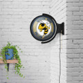 Georgia Tech Yellow Jackets Mascot - Original Round Rotating Lighted Wall Sign - Yellow