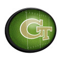 Georgia Tech Yellow Jackets On the 50 - Oval Slimline Lighted Wall Sign