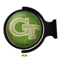 Georgia Tech Yellow Jackets On the 50 - Rotating Lighted Wall Sign | The Fan-Brand | NCGTYJ-115-22