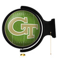 Georgia Tech Yellow Jackets On the 50 - Rotating Lighted Wall Sign | The Fan-Brand | NCGTYJ-115-21